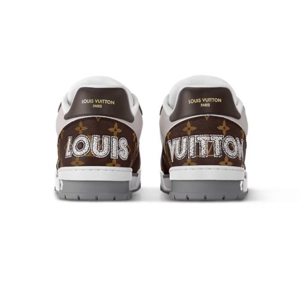 Louis Vuitton Trainer Brown Monogram Mesh - Image 4