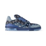 Louis Vuitton Trainer Monogram Denim Blue