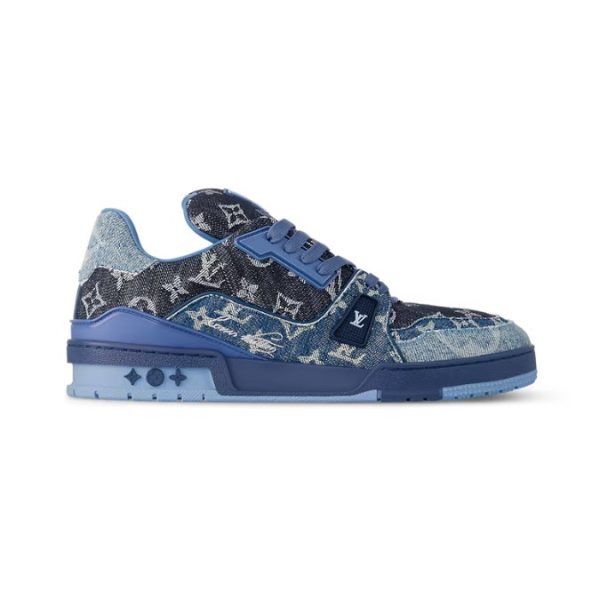 d100950_11035-1.jpg Louis Vuitton Trainer Monogram Denim Blue - Image 1
