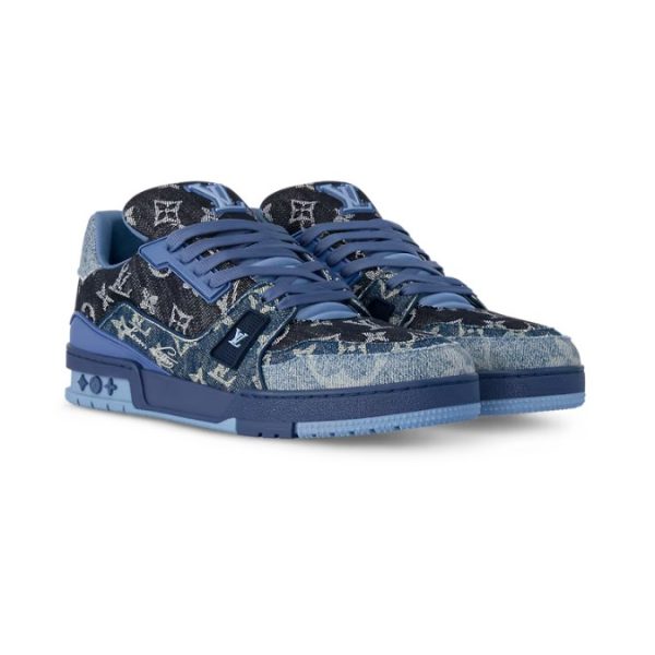 Louis Vuitton Trainer Monogram Denim Blue - Image 2