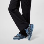 Louis Vuitton Trainer Monogram Denim Blue - Image 8