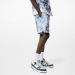 Louis Vuitton Trainer Navy Beige Mesh - Image 7