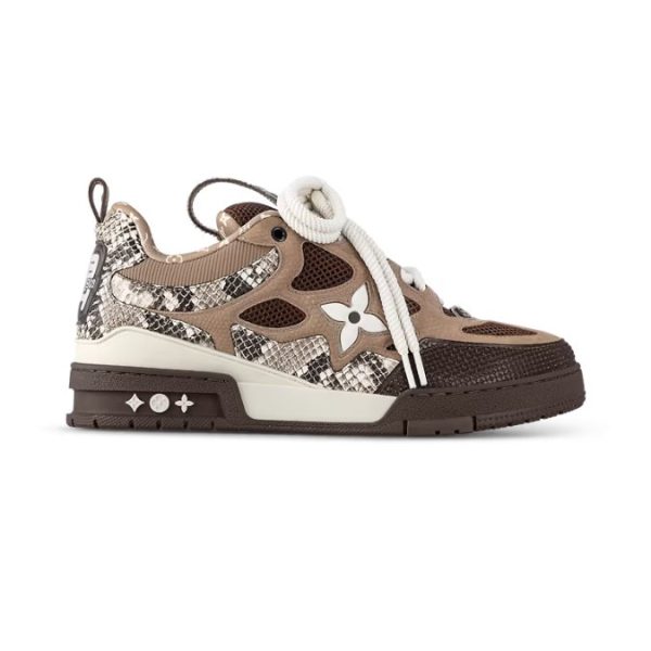 d101185_10889-1.jpg Louis Vuitton Skate Brown Snakeskin Monogram - Image 1