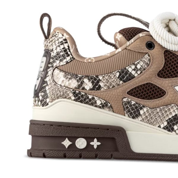 Louis Vuitton Skate Brown Snakeskin Monogram - Image 2