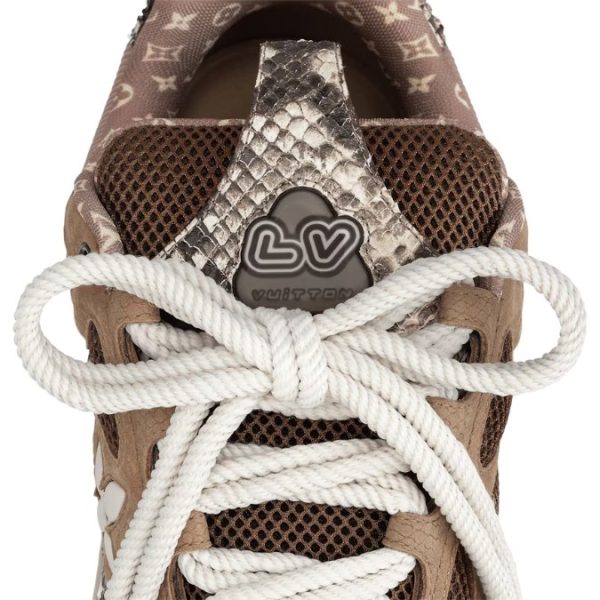 Louis Vuitton Skate Brown Snakeskin Monogram - Image 4