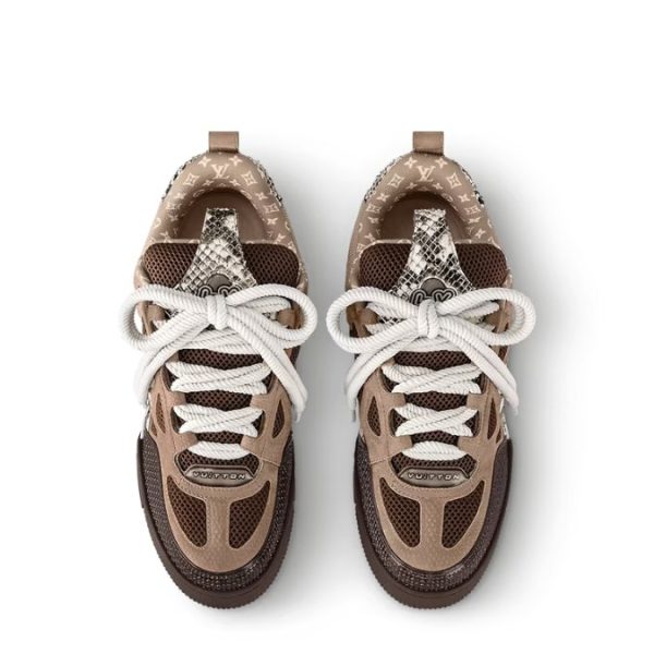 Louis Vuitton Skate Brown Snakeskin Monogram - Image 9