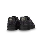Louis Vuitton Trainer Black Multicolor Rhinestone - Image 9