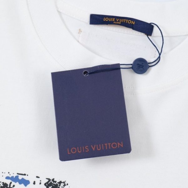 T-Shirt Louis Vuitton LV Paint-Splatter White - Image 6