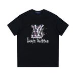 T-Shirt Louis Vuitton LV Paint-Splatter Black