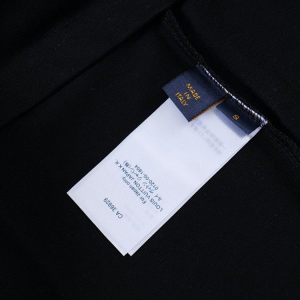 T-Shirt Louis Vuitton LV Paint-Splatter Black - Image 7
