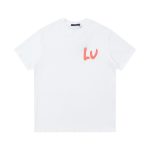 T-Shirt Louis Vuitton LV Multicolor Logo White