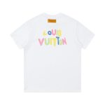 T-Shirt Louis Vuitton LV Multicolor Logo White - Image 2