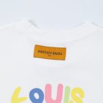 T-Shirt Louis Vuitton LV Multicolor Logo White - Image 5