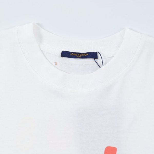 T-Shirt Louis Vuitton LV Multicolor Logo White - Image 6