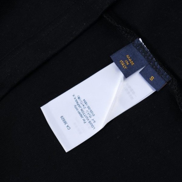 T-Shirt Louis Vuitton LV Multicolor Logo Black - Image 3