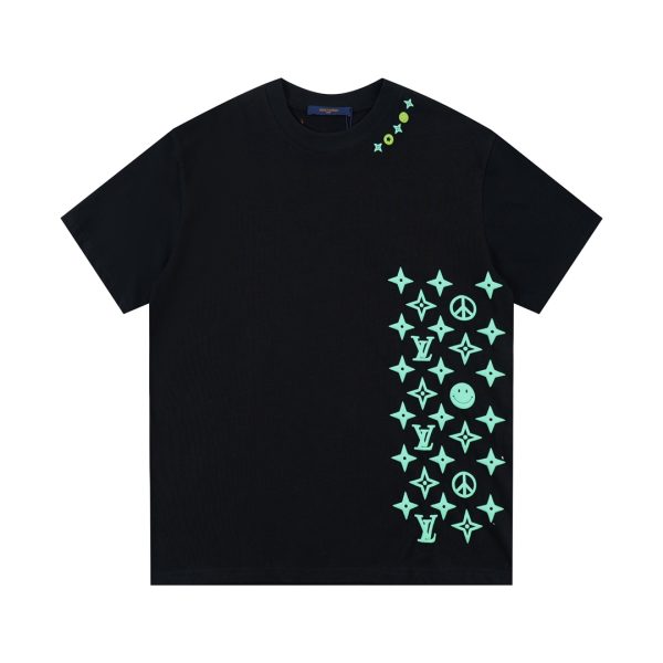 d101350_22643-1.jpg T-Shirt Louis Vuitton LV Monogram Print Black - Image 1