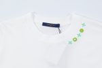 T-Shirt Louis Vuitton LV Monogram Print White - Image 3