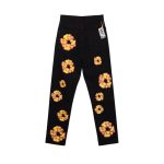 Denim Tears x Levi’s x Offset Floral Print Jeans Black - Image 2