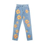 Denim Tears x Levi’s x Offset Floral Print Jeans Light Blue