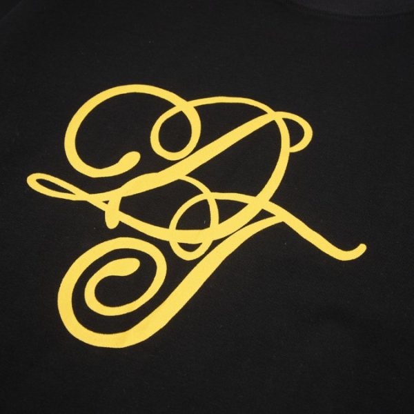 T-Shirt Denim Tears DT Monogram Black - Image 3