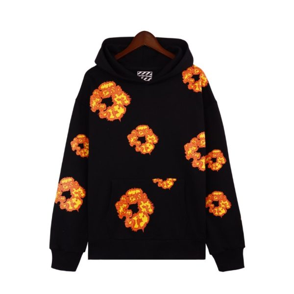 d101503_6233-1.jpg Hoodie Denim Tears x Offset Set Floral Print Black - Image 1