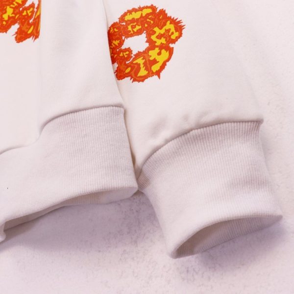 Hoodie Denim Tears x Offset Set Floral Print White - Image 3