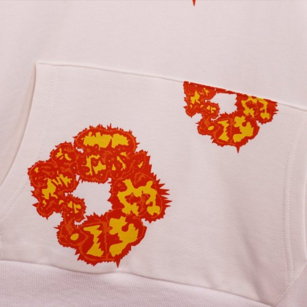 Hoodie Denim Tears x Offset Set Floral Print White - Image 5