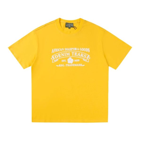 Set Denim Tears African Diaspora Logo Yellow - Image 2