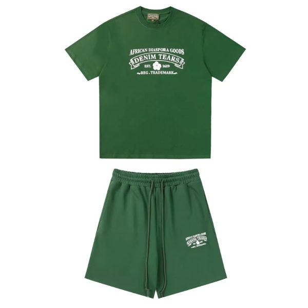 d101700_13901-1.jpg Set Denim Tears African Diaspora Logo Green - Image 1