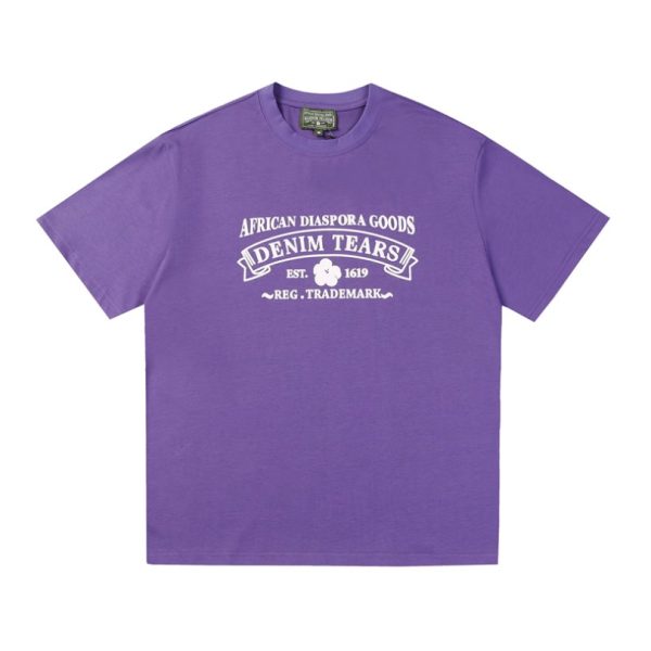 Set Denim Tears African Diaspora Logo Purple - Image 2