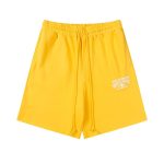 Shorts Denim Tears African Diaspora Logo Yellow