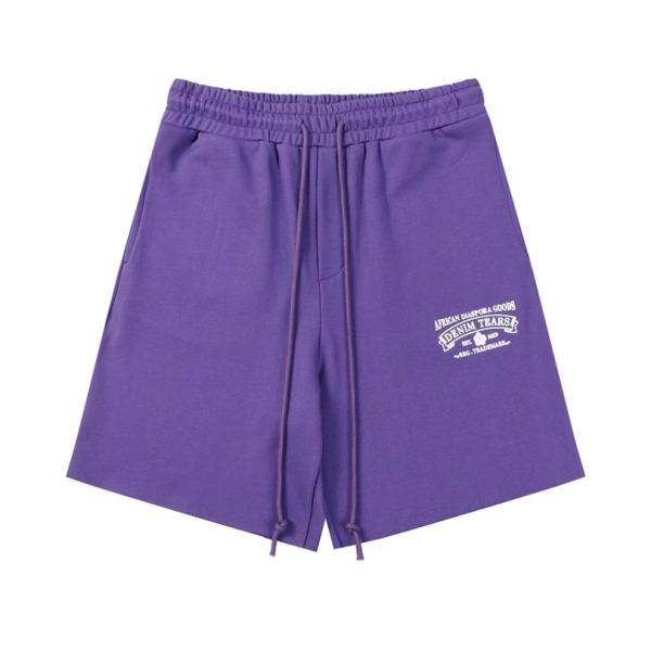 d101948_15692-1.jpg Shorts Denim Tears African Diaspora Logo Purple - Image 1