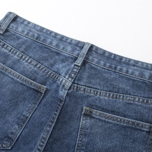 Jeans Denim Tears Floral Print Blue - Image 3