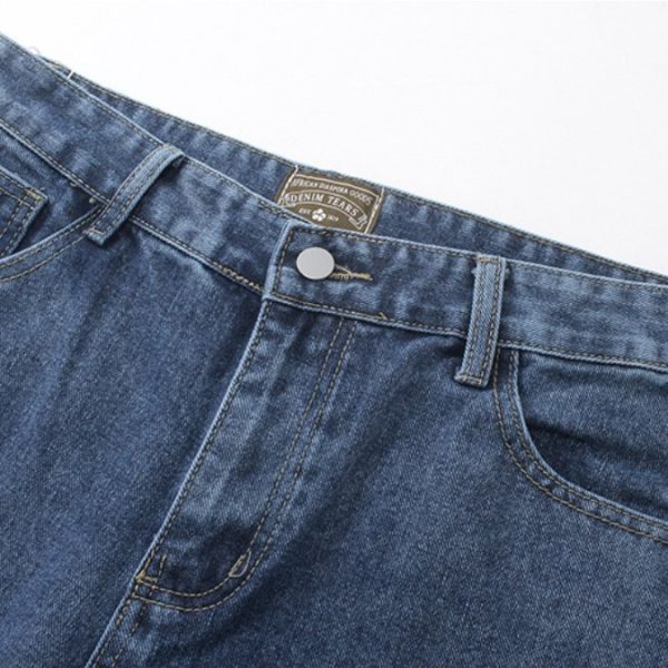 Jeans Denim Tears Floral Print Blue - Image 4