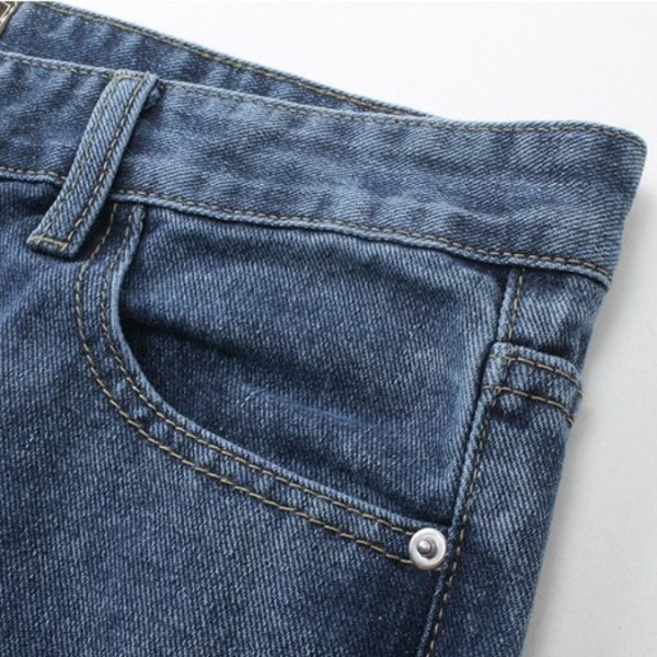 Jeans Denim Tears Floral Print Blue - Image 7