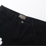 Jeans Denim Tears Floral Print Black - Image 3