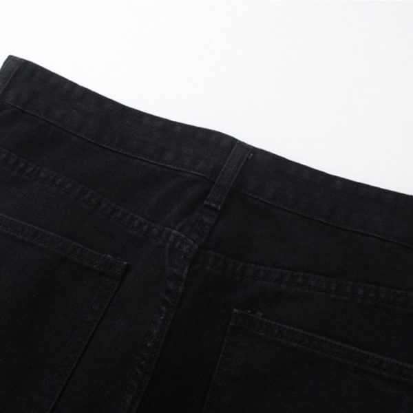 Jeans Denim Tears Floral Print Black - Image 4