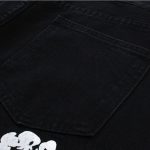 Jeans Denim Tears Floral Print Black - Image 8