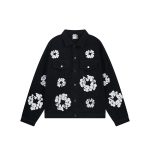 Denim Jacket Denim Tears Floral Print Black