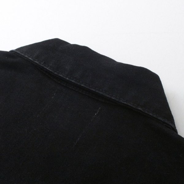 Denim Jacket Denim Tears Floral Print Black - Image 4