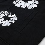 Denim Jacket Denim Tears Floral Print Black - Image 5