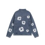 Denim Jacket Denim Tears Floral Print Blue - Image 2