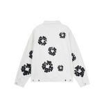 Denim Jacket Denim Tears Floral Print White - Image 2