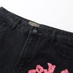 Jeans Denim Tears Multicolor Print Black - Image 3