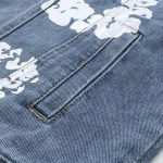 Denim Tears Flower Print Jacket Blue - Image 5