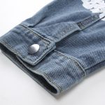 Denim Tears Flower Print Jacket Blue - Image 7