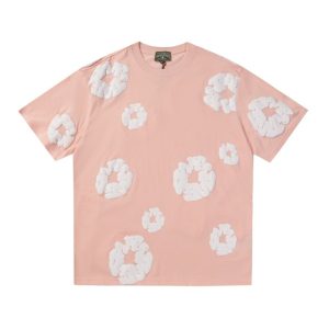 T-shirt Denim Tears White Clouds Pink