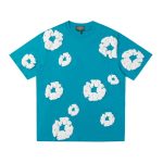 T-shirt Denim Tears White Clouds Teal Green