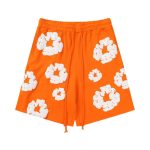 Shorts Denim Tears White Clouds Orange