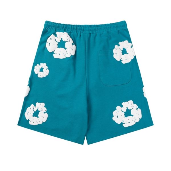 Shorts Denim Tears White Clouds Teal Green - Image 2